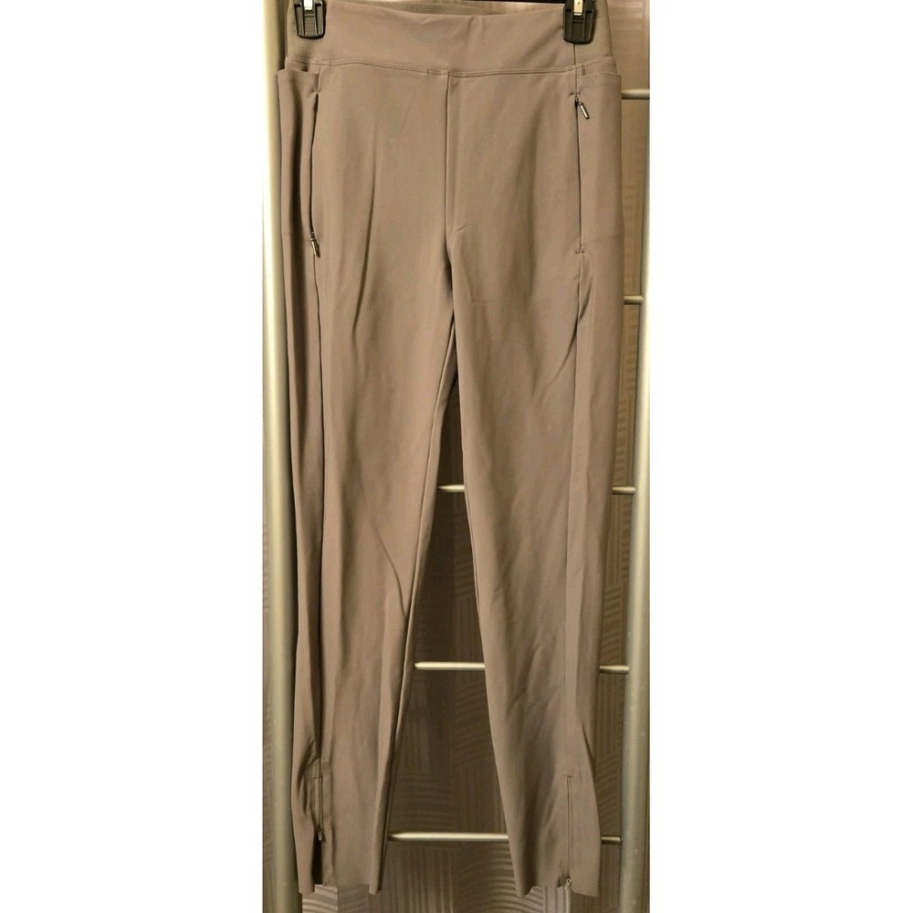 Athleta Women's Size 2 Brown Ankle Zip Stellar Tight Pull On Pants Leggings